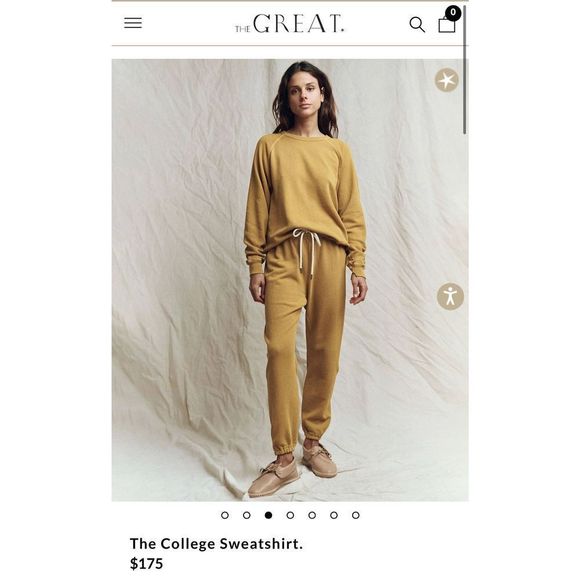 THE GREAT. Tops - The Great College Sweatshirt